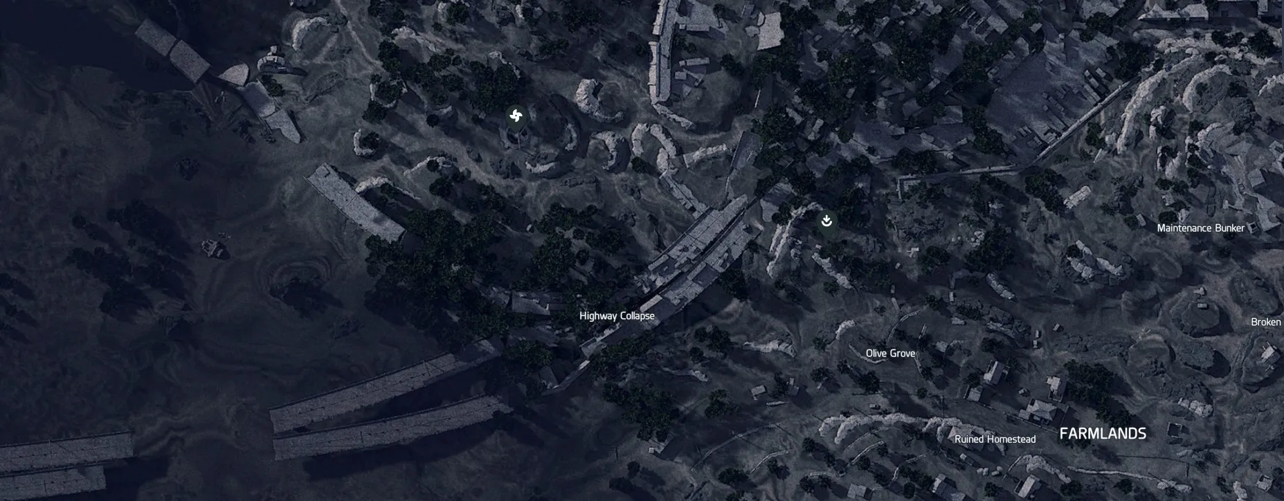 The Blue Gate map