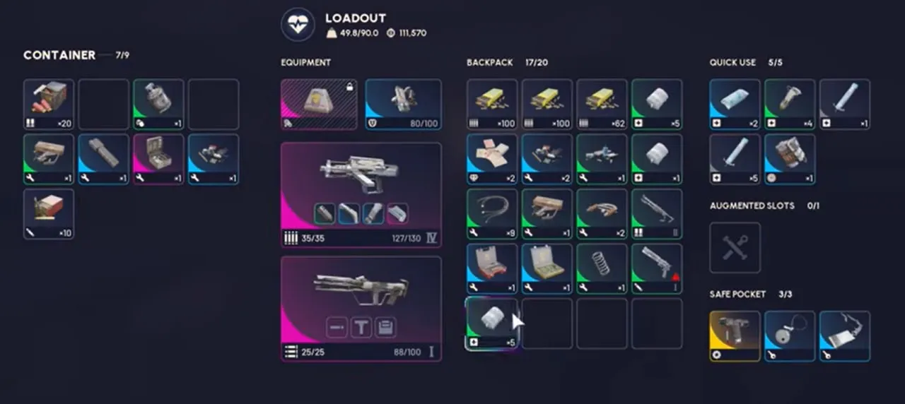 Buried City Loot Preliminary Results