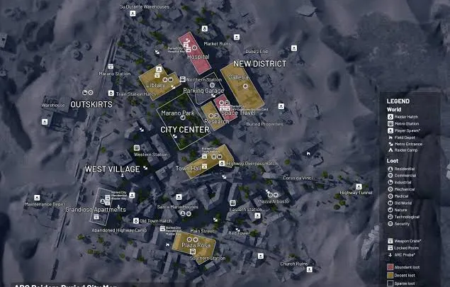 Arc Raiders Buried City Loot Route: Every Weapon Case