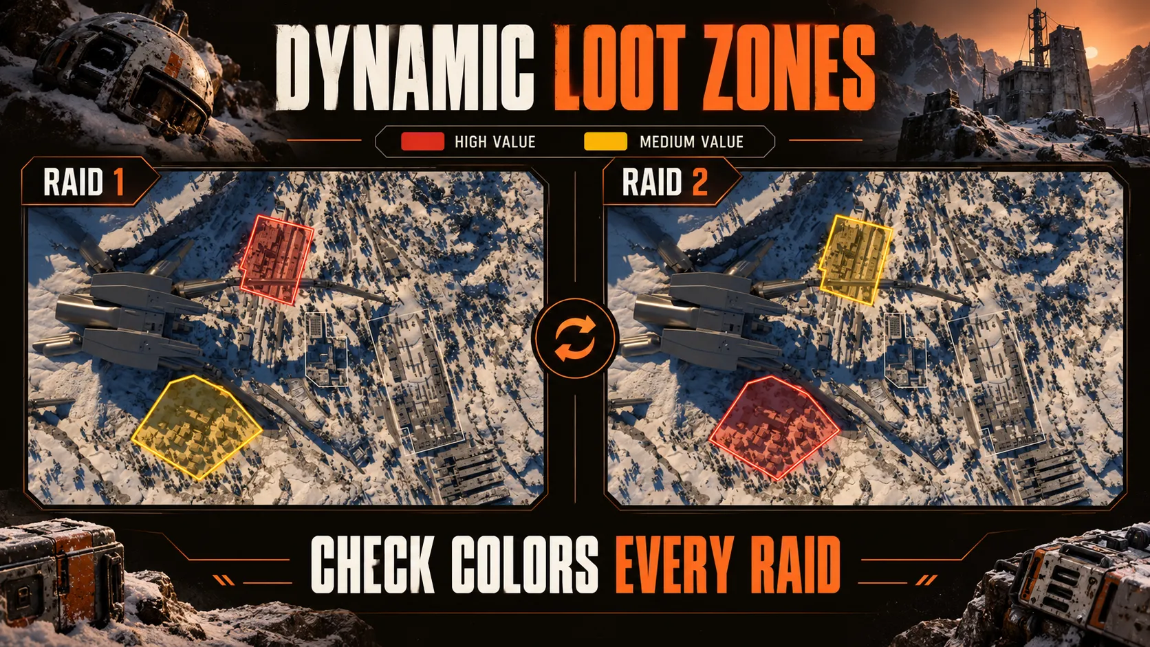 Dynamic loot zones