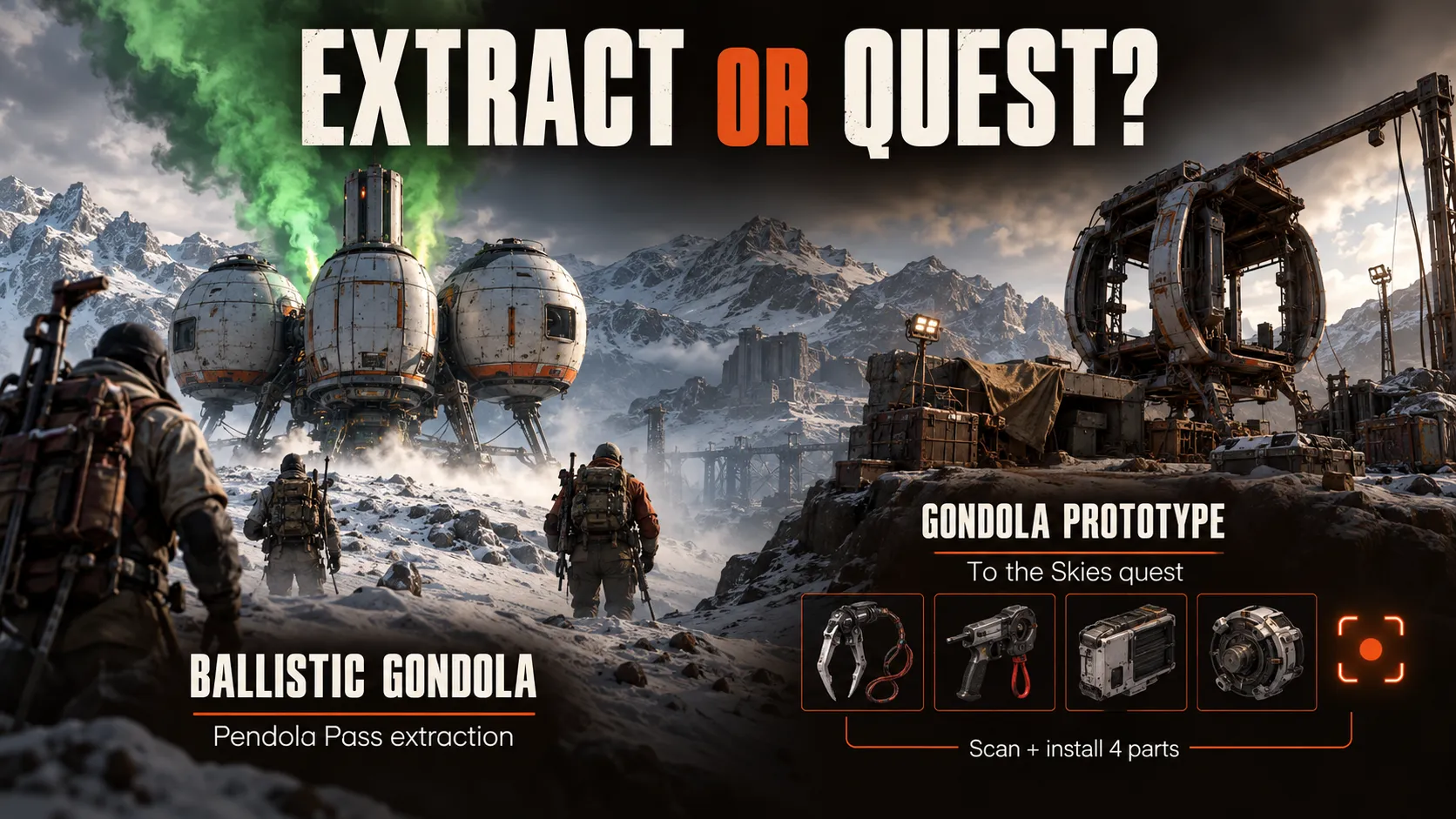 Ballistic Gondola vs Gondola Prototype