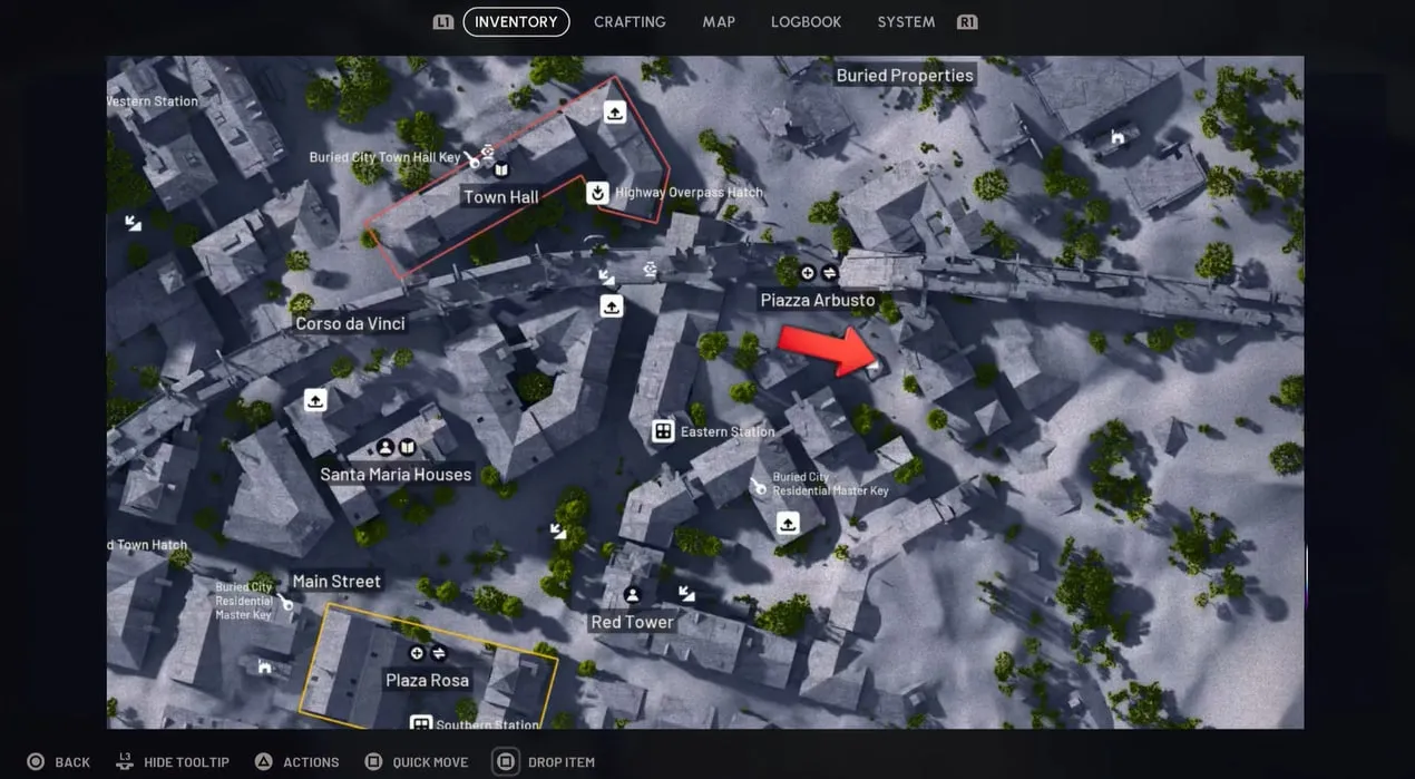 Piazzo on the map