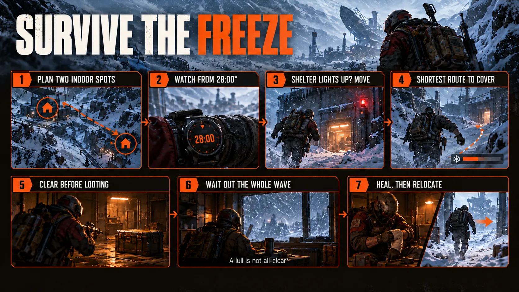 How to Survive a Flash Freeze, Step by Step