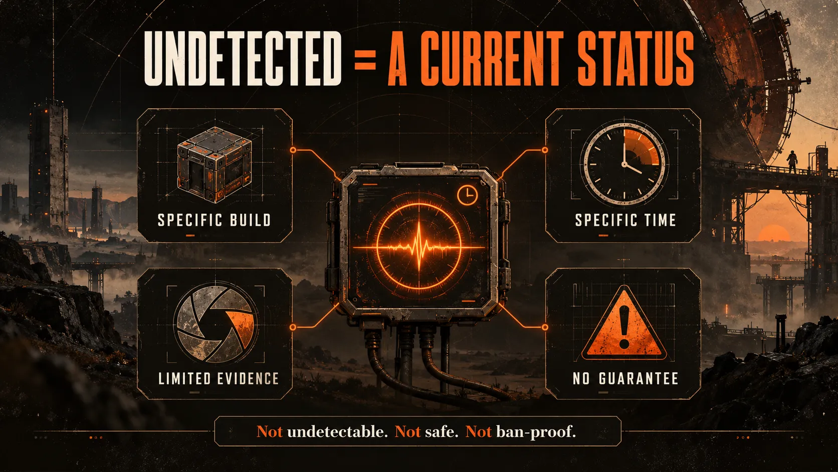 What does undetected mean