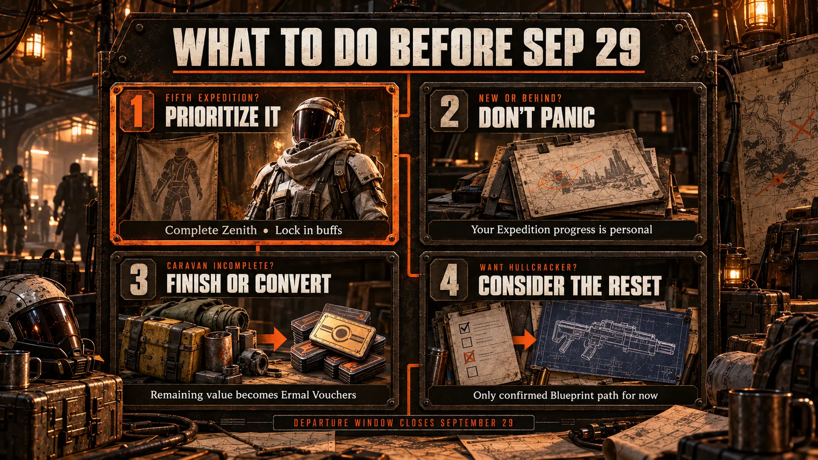 What to do before september 29